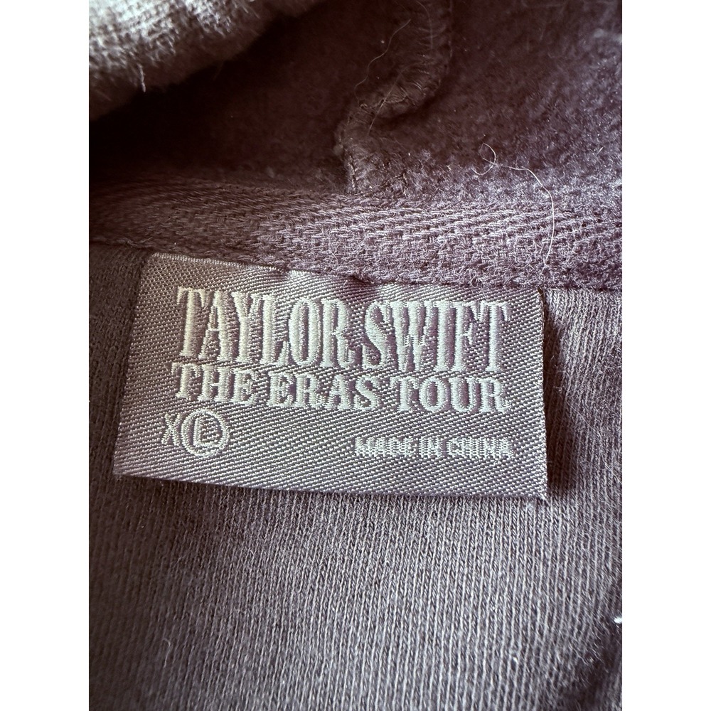 Taylor Swift The‎ Eras USA Tour Hoodie Sweater 2-Sided Gray XL Official Merch - Picture 9 of 10